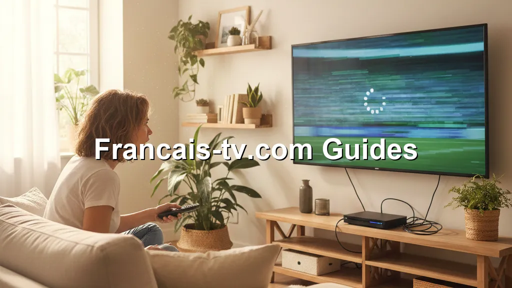 Interface Streaming IPTV Fluide pour Apple TV